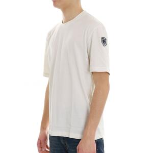 T-SHIRT HANSON BLAUER BIANCO